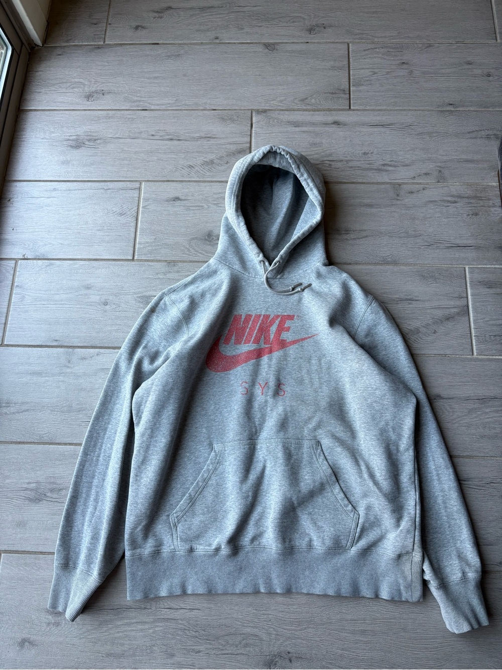 VINTAGE Y2K NIKE SYS GREY HOODIE